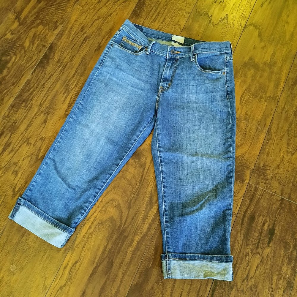 Levi's 515 Cuffed Capri Women Size 8